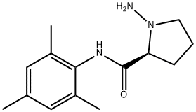 2-Pyrrolidinecarboxamide,1-amino-N-(2,4,6-trimethylphenyl)-,(2S)-(9CI) Structure