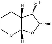 4H-Furo[2,3-b]pyran-3-ol, hexahydro-2-methyl-, (2S,3S,3aR,7aS)- (9CI) 구조식 이미지