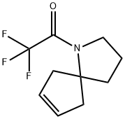 1-Azaspiro[4.4]non-7-ene, 1-(trifluoroacetyl)- (9CI) Structure