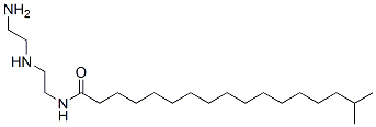 N-[2-[(2-aminoethyl)amino]ethyl]isooctadecan-1-amide Structure