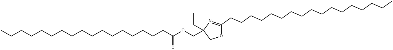 (4-ethyl-2-heptadecyl-4,5-dihydrooxazol-4-yl)methyl stearate 구조식 이미지