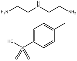 N-aminoethylethylenediamine 4-methylbenzenesulphonate 구조식 이미지