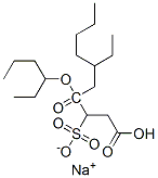 나트륨1-(2-에틸헥실)4-헥실2-술포나토숙시네이트 구조식 이미지