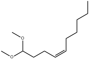 (Z)-1,1-Dimethoxy-4-decene 구조식 이미지