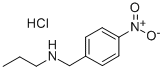 N-4-NITROBENZYL-N-PROPYLAMINE HYDROCHLORIDE 구조식 이미지