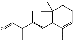 2,3-dimethyl-4-(2,6,6-trimethyl-2-cyclohexen-1-yl)-2-butenal  구조식 이미지