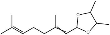 2-(2,6-dimethylhepta-1,5-dienyl)-4,5-dimethyl-1,3-dioxolane  구조식 이미지