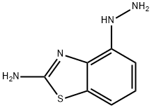 2-Benzothiazolamine,4-hydrazino-(9CI) 구조식 이미지