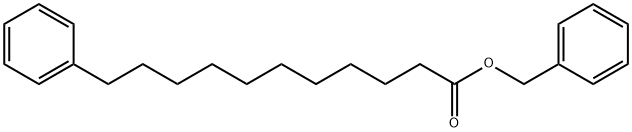 benzyl benzeneundecanoate 구조식 이미지