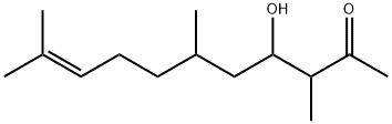 4-hydroxy-3,6,10-trimethylundec-9-en-2-one  Structure