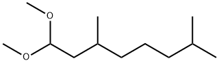 1,1-dimethoxy-3,7-dimethyloctane 구조식 이미지