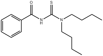 N-[(DIBUTYLAMINO)THIOXOMETHYL]-BENZAMIDE Structure