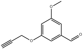 Benzaldehyde, 3-methoxy-5-(2-propynyloxy)- (9CI) Structure