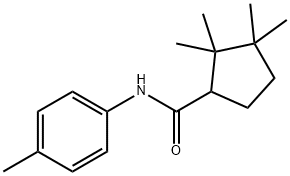 Cyclopentanecarboxamide, 2,2,3,3-tetramethyl-N-(4-methylphenyl)- (9CI) 구조식 이미지