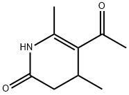 2(1H)-Pyridinone, 5-acetyl-3,4-dihydro-4,6-dimethyl- (9CI) 구조식 이미지