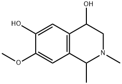 4,6-Isoquinolinediol, 1,2,3,4-tetrahydro-7-methoxy-1,2-dimethyl- (9CI) Structure