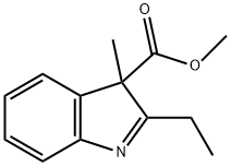 3H-Indole-3-carboxylicacid,2-ethyl-3-methyl-,methylester(9CI) 구조식 이미지