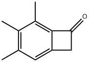 Bicyclo[4.2.0]octa-1,3,5-trien-7-one, 3,4,5-trimethyl- (9CI) Structure