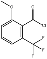 2-METHOXY-6-(TRIFLUOROMETHYL)BENZOYL CHLORIDE Structure