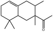 1-(1,2,3,4,6,7,8,8a-octahydro-2,3,8,8-tetramethyl-2-naphthyl)ethan-1-one  Structure