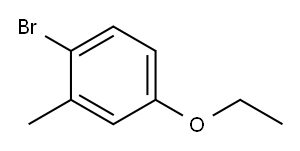 1-bromo-3-ethoxytoluene Structure