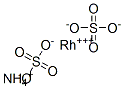ammonium rhodium(3+) disulphate Structure