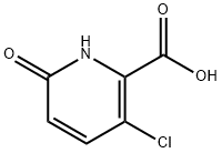 3-Chloro-6-oxo-1,6-dihydro-pyridine-2-carboxylic acid 구조식 이미지