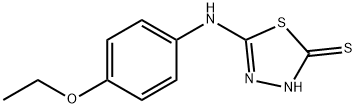 5-(4-ETHOXY-PHENYLAMINO)-[1,3,4]THIADIAZOLE-2-THIOL Structure