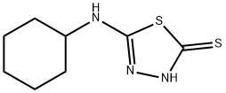 5-CYCLOHEXYLAMINO-[1,3,4]THIADIAZOLE-2-THIOL Structure