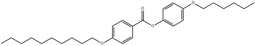 4-(n-Decyloxy)benzoic acid,4-(n-hexyloxy)phenyl ether Structure