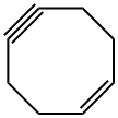 1-Cycloocten-5-yne 구조식 이미지