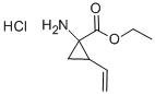 시클로프로판카르복실산,1-아미노-2-에테닐-,에틸에스테르,염산염(9CI) 구조식 이미지