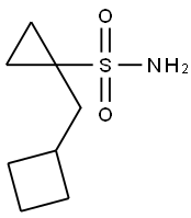 Cyclopropanesulfonamide, 1-(cyclobutylmethyl)- (9CI) 구조식 이미지