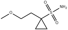 Cyclopropanesulfonamide, 1-(2-methoxyethyl)- (9CI) Structure