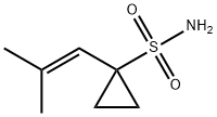Cyclopropanesulfonamide, 1-(2-methyl-1-propenyl)- (9CI) 구조식 이미지
