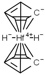 BIS(CYCLOPENTADIENYL)HAFNIUM DIHYDRIDE Structure
