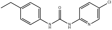 N-(5-chloropyridin-2-yl)-N'-(4-ethylphenyl)urea 구조식 이미지