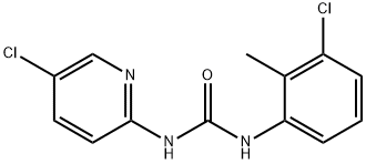 1-(3-chloro-2-methyl-phenyl)-3-(5-chloro-pyridin-2-yl)-urea Structure