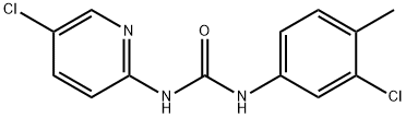 1-(3-chloro-4-methyl-phenyl)-3-(5-chloro-pyridin-2-yl)-urea 구조식 이미지