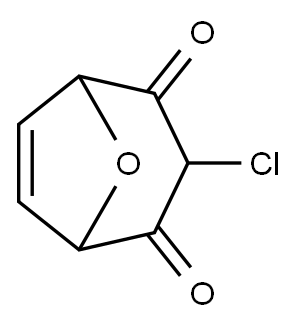 8-Oxabicyclo[3.2.1]oct-6-ene-2,4-dione,  3-chloro- 구조식 이미지