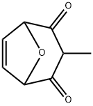 8-Oxabicyclo[3.2.1]oct-6-ene-2,4-dione, 3-methyl- (9CI) 구조식 이미지