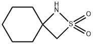 2-Thia-1-azaspiro[3.5]nonane,2,2-dioxide(9CI) 구조식 이미지