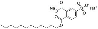 disodium dodecyl 4-sulphonatophthalate 구조식 이미지