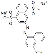 disodium 3-[(4-amino-1-naphthyl)azo]naphthalene-1,5-disulphonate 구조식 이미지