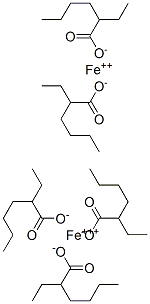 2-ethylhexanoic acid, iron(2+) iron(3+) salt Structure