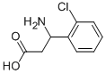 3-AMINO-3-(2-CHLORO-PHENYL)-PROPIONIC ACID 구조식 이미지