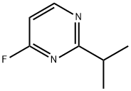 Pyrimidine, 4-fluoro-2-(1-methylethyl)- (9CI) Structure