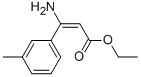 3-AMINO-3-(3-METHYLPHENYL)-2-PROPENOIC ACID ETHYL ESTER Structure