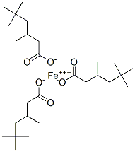 3,5,5-trimethylhexanoic acid, iron salt  구조식 이미지