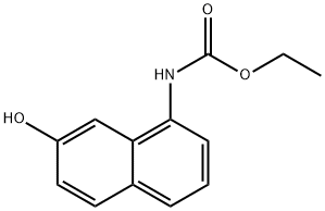 에틸(7-하이드록시-1-나프틸)-카바메이트 구조식 이미지